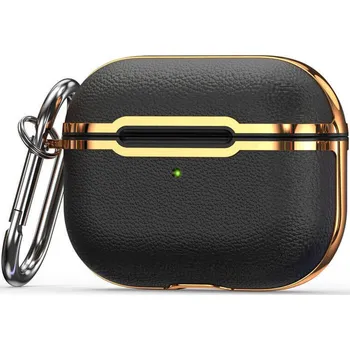 Příslušenství pro sluchátka Luxusní ochranné pouzdro pro Apple AirPods 2.generace (2019) - černé