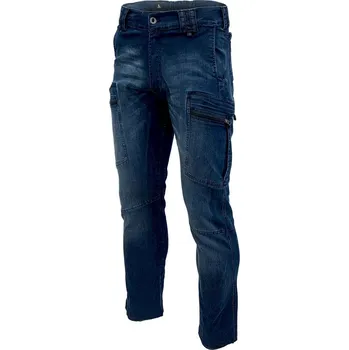 Pánské kalhoty Kalhoty taktické slim - Denim - Texar Velikost: XL