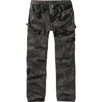Pánské kalhoty Kalhoty kapsáče - Slim fit - Dark camo - Brandit Velikost: S