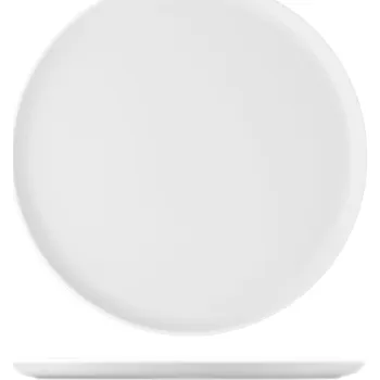 Talíř Suisse Langenthal | Kupový mělký talíř s rovným dnem, bílý, 27 cm, Isabelle