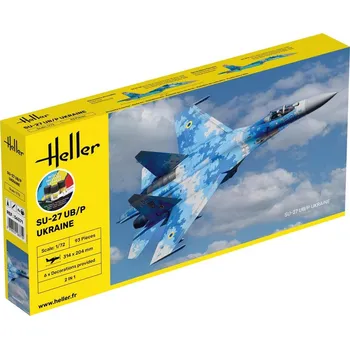 Plastikový model Heller 1/72 Su-27 UB/P Ukraine - starter kit