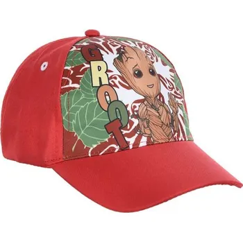 Kšiltovka Červená dětská kšiltovka Marvel Groot Velikost: 52