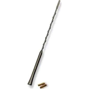 Houkačka anténí prut AM/FM - opletený 28 cm, závit 5/ 6mm