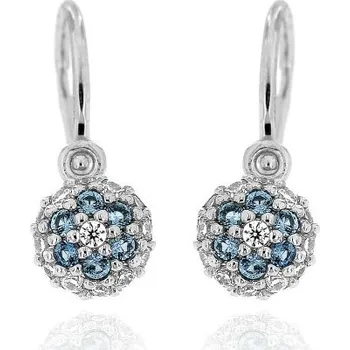 Náušnice Zlatnictví U Kostela Dětské náušnice s modrými kamínky 418MB 724584745