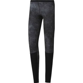 Dámské legíny Dámské kompresní legíny Reebok RC COMP TIGHT AOP W černé D94955 - XS | UK 5,5 | US 8