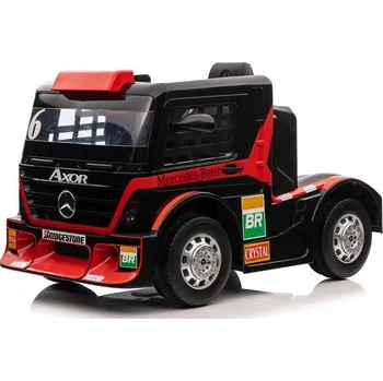 Dětské elektrovozidlo Mamido Dětský elektrický kamion Mercedes Axor LCD červený