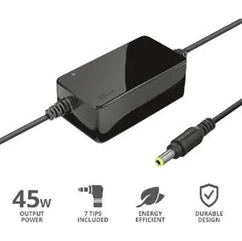 Adaptér k notebooku Trust univerzální napájecí adaptér pro notebooky, 45W Primo Laptop Charger - 21904