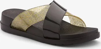 Dámské pantofle Coqui Nela 1342 Black/Gold Glitter 41