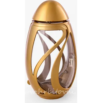 Smuteční dekorace Hřbitovní lampa odlévaná odstín bronz