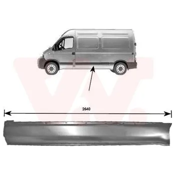 Blatník karosérie Boční stěna VAN WEZEL 3798143