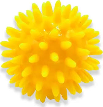 Masážní míček Rehabiq Masážní míček ježek 6 cm žlutý