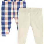 lupilu® Dívčí legíny, 2 kusy (74/80, káro/bílá)