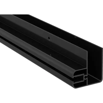 Deante Kerria Plus, rohový profil pro systém Kerria Plus 2m, černá matná, DEA-KTS_NW1X