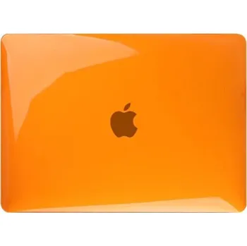 Pouzdro na mobilní telefon Lesklý transparentní kryt pro MacBook Pro 13" (A2251 / A2289 / A2338) - oranžový