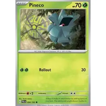 Volný čas Pokémon PAL 004/193 Pineco - Paldea Evolved Stav: Near Mint, Verze: NORMAL