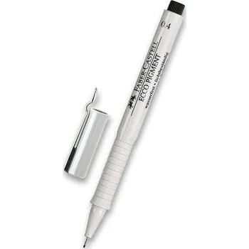 Popisovač Faber-Castell Ecco Pigment 0,4 mm, černý