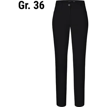 Dámské kalhoty G.Gastro KARLOWSKY | Ladies' 5-Pocket Work Trousers – Black - Size 36 - Organic Cotton Stretch