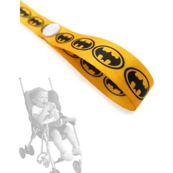 Popruh proti padání hraček z kočárku TopQ Batman logo