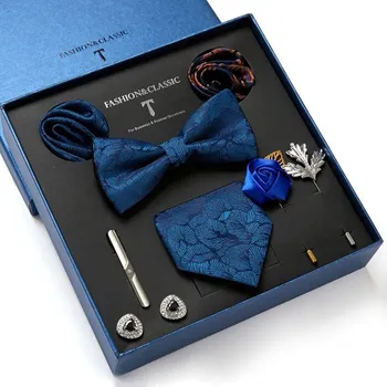 Kravata Luxusní komplet pro muže Bill Modrá