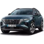 Příčníky Modula Oval Bar Closed Rail Black Hyundai Tucson 2021- s integrovanými podélníky