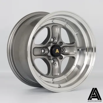 Alu kolo Disk Autostar Classic 15X8 4X100/4X114 73,1 ET0, Gunmetal