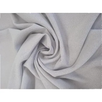 Kostýmovka, kostýmová látka světle šedá, látka, metráž - doprodej SLEVA 50%