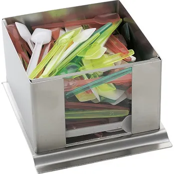 Naběračka na zmrzlinu Zásobník na lžičky, nerez / plexisklo, Stöckel