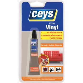 Průmyslové lepidlo CEYS - SPECIAL VINYL na měkčené plasty 15 ml