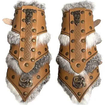 Karnevalový kostým Rawblade Kožené nátepníky Heimdall