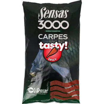 Návnadová surovina Sensas - Krmítková směs 3000 Carp tasty SPICY, 1kg