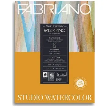 Blok Akvarelový blok Fabriano HP 200g 28x35,6cm (Akvarelový blok Fabriano HP 200g 28x35,6cm)