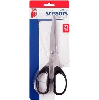 Kancelářské nůžky Nůžky kancelářské, 21 cm, ICO, černá