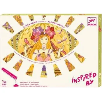 kreativní sada Djeco Inspirováno Alfons Mucha - Pískování