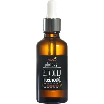 Kosmetika Vivaco Pleťový ricinový olej s pipetou BIO