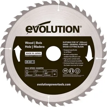 Pilový kotouč Pilový kotouč na dřevo EVOLUTION - 255