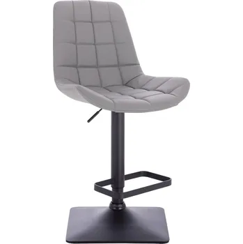 Barová židle Barová židle ekokůže Voss základna černá - šedé