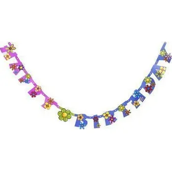 Papírový nápis "Happy Birthday", 200 cm