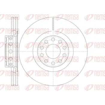 Brzdový kotouč Brzdový kotouč REMSA 6781.10