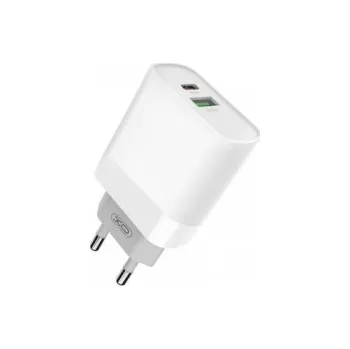 Měnič napětí Síťová nabíječka USB-A QC 3.0 USB-C PD 20W