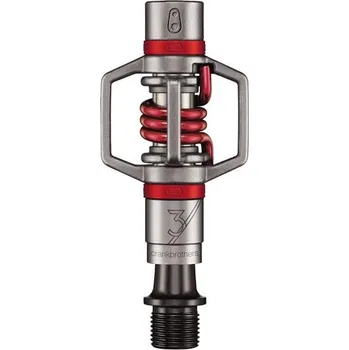 Pedál na kolo Crankbrothers pedály EggBeater 3 (stříbrná/červená)