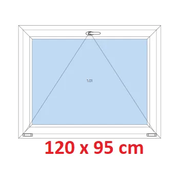 Okno Soft Plastové okno 120x95 cm, sklopné
