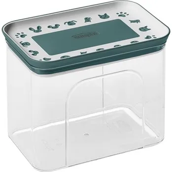 Miska pro psa Zolux hermetický box na krmivo zelený 1,2 l