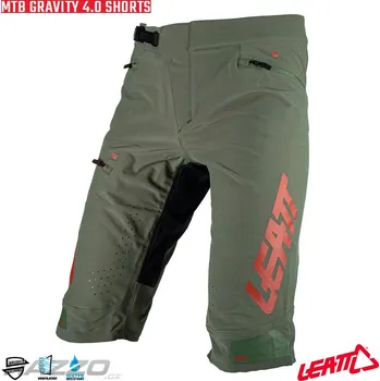 Cyklistické kalhoty Kraťasy na kolo Leatt MTB Gravity 4.0 Shorts Pine 2023 32