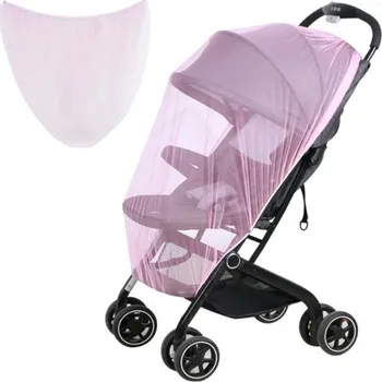 Moskytiéra na kočárek TopQ růžová