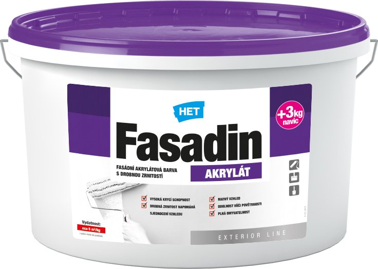 HET FASADIN 15 + 3 kg ZDARMA