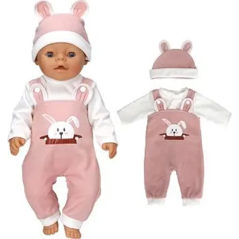 Oblečky Baby Born - Set overálku s čepičkou Zajíček