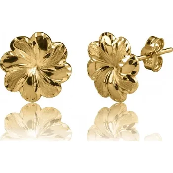 Náušnice Luxur, Náušnice Peony ve žlutém zlatě, 585-14-3-1805.0Z00.1.00.000.02