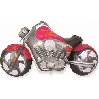 Harley fóliový balónek (fuchsiový), 62x117cm (volný)