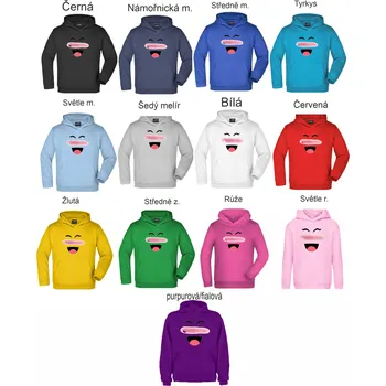 Dívčí mikina Dívčí mikina Roblox Smile Barva: Žlutá, Velikost: 134/140 - 9/10let