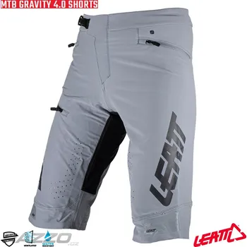 Cyklistické kalhoty Kraťasy na kolo Leatt MTB Gravity 4.0 Shorts Titanium 2023 32